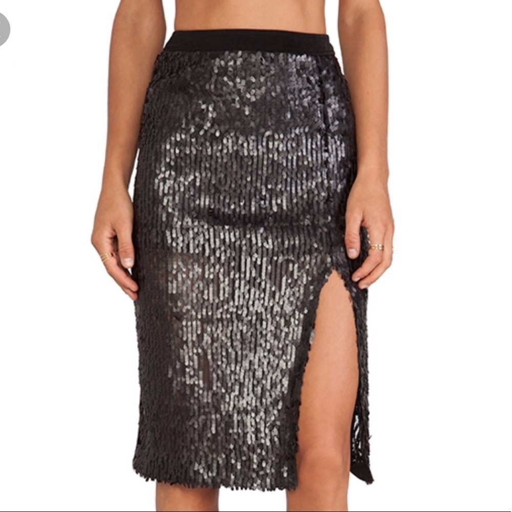 JOA Sequin Skirt